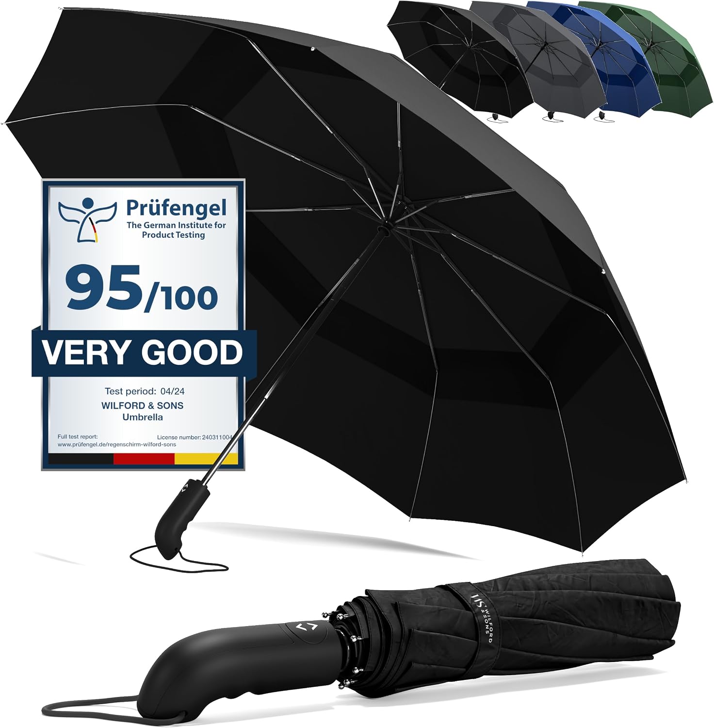 Prise en Main & Utilisation au Quotidien : Paraply Vindtät Compact Stark Storm Proof Fra