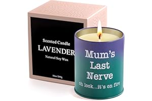 YONTINY Mothers Day Gifts for Mum, Mothers Day Candles Gifts Presents for Mum from Daughter Son Kids, Scented Candles Birthday Gift for Women Grandma, 10 Oz Mums Last Nerve Candle