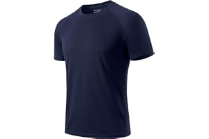 Cimic Löpar-t-shirt för män, avslappnade tröjor för träning, enkla gymtröjor, med fuktavvisande material, aktiva sportiga kor