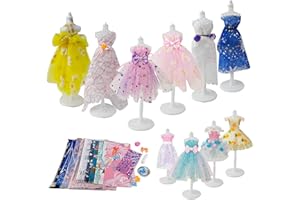 Coriver 460+ Modedesign Mädchen, Fashion Designer Bastelset Nähsets,Bastelsets für Kinder Mädchen mit Mannequin Nähset, DIY Kunst Bastelset Geschenke für Mädchen Kinder 9 10 11 12 Jahre