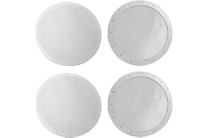 CKANDAY 4-pak wysokiej jakości filtrów do kawy wielokrotnego użytku do starych/nowych ekspresów do kawy aerobie, 2 rodzaje zmywalnych drobnych mikrofiltrów ze stali nierdzewnej, metalowe oczka,