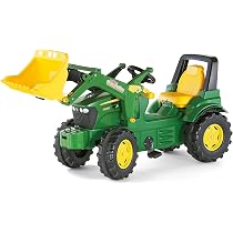 Rolly Toys RollyFarmtrac Premium 720033 - Tractor a Pedales (para niños de 3 a 8 años, neumáticos silenciosos, Asiento Ajustable en Altura y Longitud