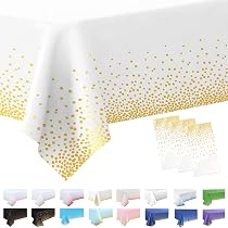 Tovaglie Usa E Getta Trasparenti - Confezione Da 20 - 180x180 Cm - Impermeabili Per Feste E Picnic - 4