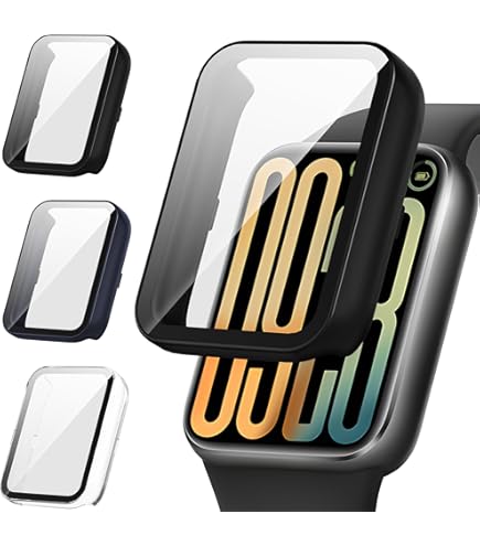 Tuocal 2 Fundas Compatibles Con Xiaomi Smart Band 9 Pro Funda, Flexible TPU Protector De Pantalla Case 360° Redondo Resistente A Los Arañazos Cubierta Ultra Fina Protección Carcasa Para Xiaomi Smart