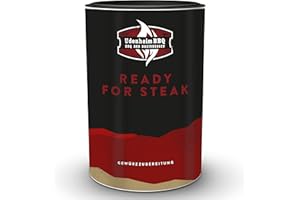 ROYAL SPICE BBQ RUBS & SPICES Udenheim BBQ Ready for Steki – 90 g przypraw do steków – mieszanka pieprzu z solą morską – wysoce aromatyczna, wyselekcjonowana mieszanka soli i pieprzu jako mięso grillowane i pieprz do steków