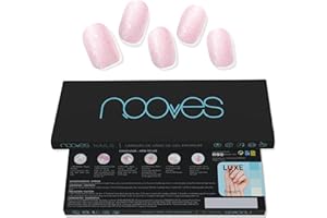 NOOVES NAILS Láminas de Uñas de Gel Precurado Premium - Magical - Transparente | Tiras De Uñas De Gel Semicurado| Pegatinas Uñas Semipermanente en Gel| Gel Nail stickers| Uñas de gel Pegatinas