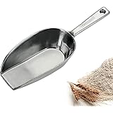 3-tlg. Edelstahl Schaufel Set - Perfekt Für Mehl, Eis & Tierfutter