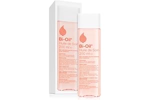 BIO-OIL Bi-Oil Huile De Soin Pour La Peau - Soin Spécialisé Pour Les Vergetures, Cicatrices, Peau Sèche Et Teint Irrégulier - 1 X 200 Ml