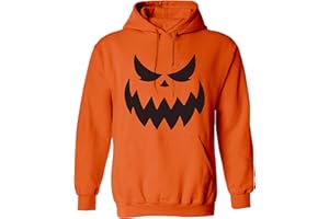 Mainfini Herren Kürbis Hoodies Skelett Jack O' Laterne Sweatshirts S-XXL