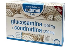 NATURMIL CAMPOS DE ALOE CR Dietmed Glucosamina 1500mg + Condroitina 1200mg Forte - 20 Ampollas