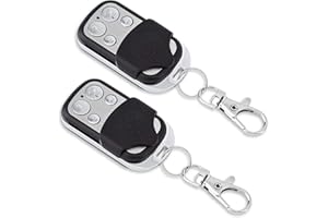 2 Stück Garagentoröffner Fernbedienung Ersatz für Novoferm Handsender Novotron 502/522 / 524, kompatibel mit Tormatic/Novomatic/NovoPort/Siebau Garagentorantrieben Frequenz 433,92MHz