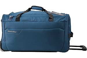 METZELDER Sac DE Voyage Trolley à roulettes Runner Valise Souple Tendance Garantie 1 an (Bleu (Blue), Grande Taille (Soute)_73x34x36cm_83L_2,8kg)