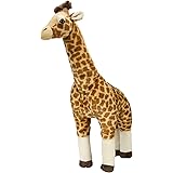 Wild Republic- Peluche Girafe Debout, Cuddlekins doudouier Grand, Cadeaux pour Enfants, 64 cm, 12386, Mutli