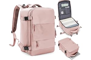 HPLQQ Mochila Viaje Cabina Avion 40x20x25 para Ryanair Mochilas para Mujer Bolsa de Cabina Equipaje de Mano Cabina Avion para Mochila de Senderismo Mochila Impermeable Cabina Mochila