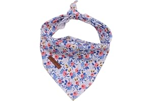 Unique Style Paws Echarpe pour Chien 1 pièce Triangles de Cou lavables en Coton pour Chiens et Chats de Petite Taille Moyenne