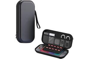 GCNWW Carrying Case for Nintendo Switch 2 Console(2025) Portability Eco-Friendly PU Travel Case with 10 Game Cartridges, Practical Hard Shell Portable Case Switch 2 Console & Accessories(Black)