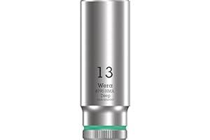 WERA-05004510001-8790 HMA Deep 13,0 - Llave de vaso larga con arrastre de 1/4"
