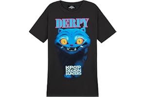 KPop Demon Hunters T-shirt dla dziewcząt i nastolatków, z krótkim rękawem, okrągły dekolt, anime demon hunter merch, prezent dla dziewczynek