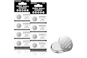 AVMZVO CR2025 ogniwo guzikowe 3 V litowe baterie guzikowe CR 2025, 8 sztuk