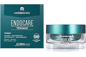 CANTABRIA LABS Endocare Tensage Cream - Crema Antiarrugas, Antiflacidez, Regeneradora Antiedad, Efecto Tensor Inmediato, Nutritiva, para Pieles Normales a Secas, 50 ml