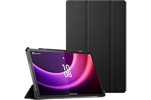FINTIE Coque pour Lenovo Tab P11 (2nd Gen) (TB350) 11.5 Pouces 2022, Etui à Rabat Pliable Housse Rigide et Fine Légère, Protection pour Tablette Lenovo Tab P11 2ème Génération, Noir