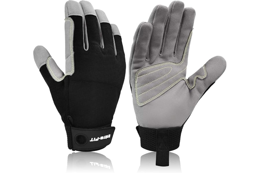 Intra-FIT Climbing Gloves, Lightweight, Breathable, Perfect for Rock, Tree, Wall, Mountain, Climbing
