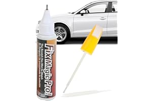 Flaconi Retouche Peinture Voiture,Stylo Retouche Peinture,Marqueurs de Peinture pour Pneus,Convient pour les Réparations à Rayures de la Plupart des Voitures,Motos,Fourgonnettes,Remorques(Blanc)