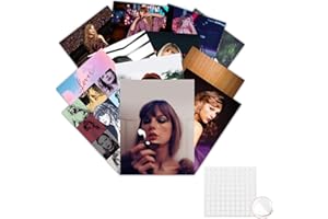 GTOTd Midnights Singer Wall Poster(12 Pack with Wall Collage Kit) 14" x 11",Music Cover Merch Party Unframed Version HD Printing Poster for Room Club Wall Art Decor.