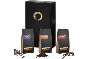 ‎GUSTONE. GUSTONE. Premium Espresso Geschenkset | 3 Edle Espressi von SUPREMO | Bio Fat Cat, Tesouro Brazil, Bio Volcano Ganze Bohnen