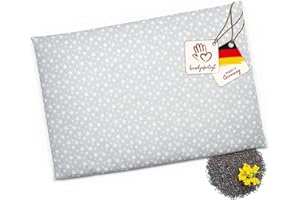 Navango® Cuscino Cervicale Riscaldante in Microonde o Forno | Cuscino Termico Dolori Collo, Schiena, Fascia Lombare | Riempimento Semi di Colza, Fatto a Mano | ca.30x20cm, Cotone OEKO-Tex