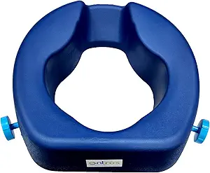 Entros Premium Imported Easy to Fix lightweight Toilet Seat Raiser Elevator with Handles Sc7060C-Pu | CE & ISO Certified