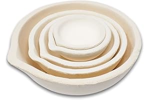 ROSENTHAL COLLECTION Keramik-Tiegelschale Premium italienisches Geschirr Tasse Ofen Schmelzen Gießen Verfeinerung Gold Silber (komplettes Set)