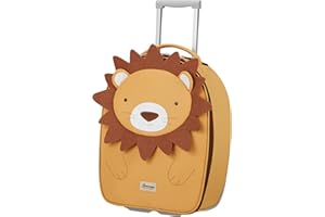 Samsonite Happy Sammies Eco - Upright XS Kindergepäck, 45 cm, 22.5 L, Gelb (Lion Lester)