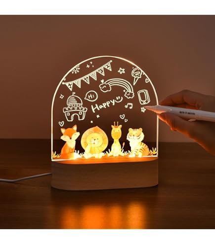 Veilleuse Chevalier Personnalisée - Lampe LED Avec Prénom Gravé