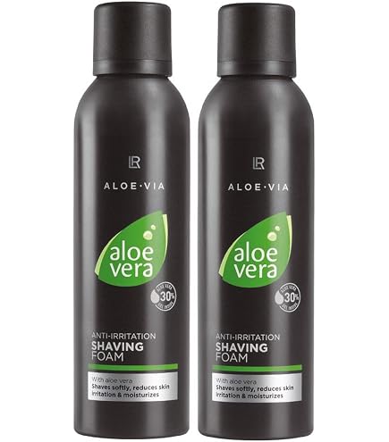 LR ALOE VIA Aloe Vera Hautberuhigender Rasierschaum 200 ml : Amazon.de:  Drogerie & Krperpflege