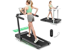 VANNECT Cinta de Correr con Inclinación, 1-14Km/H Cinta de Andar con Magnético Control Remoto, 3.0 HP Walking Pad con Pantalla LED, No Requiere ensamblaje, Capacidad de 180 kg