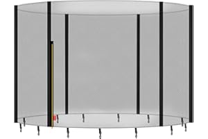 Baunsal® Trampolin Sicherheitsnetz Ø 183 185 244 250 275 277 300 305 335 337 366 370 396 400 427 430 457 460 487 490 (JS+EXD) Ersatzteile Netz Schutznetz Ersatznetz Gartentrampolin Outdoor