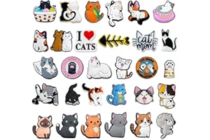 XRHOT Schuh Charms, Kätzchen Schuh Dekoration, Schuh Charms Shoe Schuhanstecker, DIY Dekorationen Kinderpartys Geschenk, PVC Shoe Charms Schuhschmuck Schuhanstecker Geschenke für Erwachsene