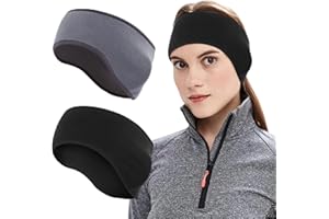 Tagvo Hebilla de algodón Acolchada Caliente con Tapa Completa Muffs de oído, Estiramiento a tamaño no voluminoso Ajuste cómodo para Adultos Hombres Mujeres para el Deporte y el Desgaste Casual