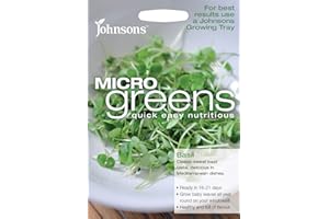 MR FOTHERGILLS Johnsons 13437 Microgreens Basil Seeds - Green, 1.0 cm*17.6 cm*10.8 cm