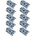 Hailege 10pcs Type-C USB 5V 1A 18650 Lithium Battery Charger Module Charging Board with Dual Protection Functions
