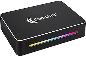 ClearClick 4K HD Video Capture Box Extreme - Capture & Live Stream HD Video - True 4K60 Recording - HDMI Input & Pass Through - USB Plug & Play