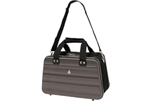 Aerolite Bagaglio a Mano Ryanair 40x20x25 cm - Valigia da Cabina Approvata dalle Compagnie Aeree, Borsone da Spalla Rigido da Viaggio, Grigio Carbone