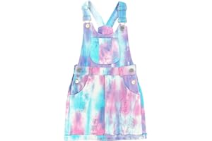Peacolate 4-10A Petites Filles Tie Dye Cropped Jumpsuit Robe Vintage Distressed Jumpsuit