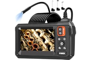 Daxiongmao Borescope, Endoscope Camera with Light, 1080P HD Inspection Camera, Borescope Camera with Light, IP67 Waterproof Camera, 16.5ft Flexible Endoscope Camera, Gadgets for Men (4.3”)