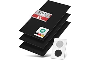 ‎AECO SOUND Aeco Sound® - Selbstklebender Wandschutz aus Filz, 9mm extra stark, 1-3 Stück, je 118x59cm, Wandverkleidung, Garagen-Wandschutz, Auto-Türkantenschutz, Wand-Paneele, Polsterung, Schall-Isolierung