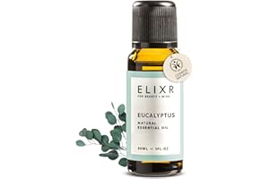ELIXR – Eukalyptusöl zur Raumbeduftung & für Aromatherapie – 100% naturreines ätherisches Öl aus Eukalyptus-Blättern mit intensivem Duft – zertifizierte Naturkosmetik aus Deutschland (30 ml)