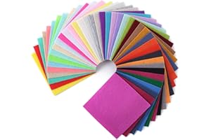 TRI PRODUCTS A4 Felt Fabric Sheets; 25 per Pack; Assorted Colours - Great for DIY Crafting and Sewing