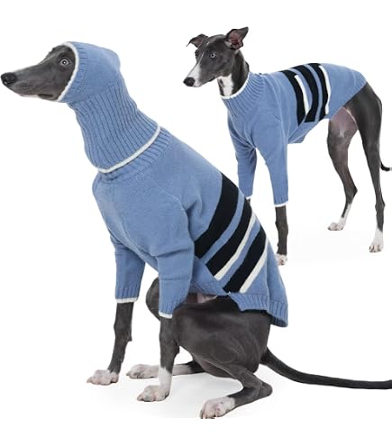 Warmer Windhund-Pullover Für Whippets & Kleine Hunde | Zweibeiniger Rollkragen-Einteiler | Größe XL | In Rot