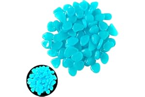 JINSIHU 300 Stück leuchtende Kieselsteine, Dekorative Kieselsteine, Mehrfarbig, Stein, Dekorationsstein, 27917218031